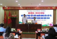 Quận Dương Kinh: Đối thoại trực tiếp giữa người đứng đầu cấp ủy, chính quyền với Nhân dân quận