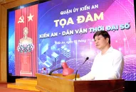 Quận ủy Kiến An: Tọa đàm Kiến An-Dân vận thời đại số