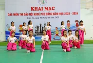 Quận Kiến An khai mạc các môn thi đấu Hội khỏe Phù Đổng năm học 2023-2024