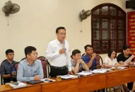 Đối thoại với các hộ dân về công tác giải phóng mặt bằng các dự án đầu tư cải tạo chung cư cũ trên địa bàn phường Đồng Quốc Bình (giai đoạn 2)