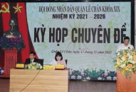 Kỳ họp chuyên đề HĐND quận Lê Chân xem xét, cho ý kiến về nâng cao hiệu quả sử dụng vốn đầu tư công