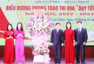 Quận Lê Chân Kỷ niệm 41 năm Ngày nhà giáo Việt Nam và Biểu dương phong trào thi đua “Dạy tốt-Học tốt” năm học 2022-2023