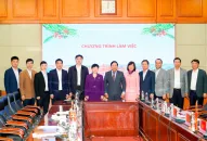 Phó Chủ tịch UBND thành phố Nguyễn Đức Thọ tiếp và làm việc với Đoàn công tác thành phố Trạm Giang, tỉnh Quảng Đông, Trung Quốc