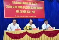 Đại biểu HĐND thành phố tiếp xúc cử tri nơi cư trú tại phường Cát Dài, quận Lê Chân