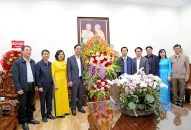 Phó Bí thư Thường trực Thành ủy Đỗ Mạnh Hiến thăm, chúc mừng Ủy ban MTTQ Việt Nam thành phố nhân 93 năm Ngày truyền thống