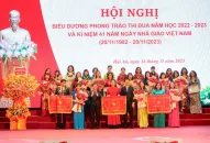 Quận Hải An: Biểu dương phong trào thi đua năm học 2022-2023 và Kỷ niệm 41 năm Ngày Nhà giáo Việt Nam