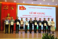 Quận ủy Đồ Sơn bế giảng Lớp Bồi dưỡng, cập nhật kiến thức đối với cán bộ quy hoạch Ủy viên Ban Thường vụ Quận ủy, Ủy viên Ban Chấp hành Đảng bộ quận