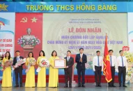 Trường THCS Hồng Bàng, quận Hồng Bàng đón nhận Huân chương Độc lập hạng Ba và Kỷ niệm 41 năm Ngày nhà giáo Việt Nam 20/11