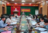 Đoàn kiểm tra số 8 Ban Chỉ đạo phòng chống tham nhũng tiêu cực thành phố làm việc với huyện Vĩnh Bảo