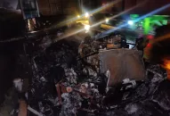 Thông tin về vụ cháy xe container ở xã Lê Thiện, An Dương