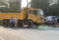 Va chạm với xe tải, nam thanh niên ở Hải Phòng tử vong thương tâm