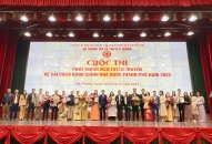 Huyện An Dương đạt giải Nhất Cuộc thi “Phát thanh viên tuyên truyền về cải cách hành chính nhà nước thành phố năm 2023”