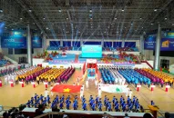 Tổng duyệt chương trình Lễ khai mạc Hội khỏe Phù Đổng thành phố Hải Phòng lần thứ XVII, năm học 2023-2024