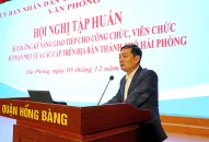 Tập huấn bồi dưỡng kỹ năng giao tiếp cho công chức, viên chức Bộ phận Một cửa các cấp năm 2023
