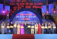 Gala trao giải Cuộc thi Sáng tác các ca khúc về Hải Phòng năm 2023