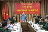 Đảng ủy Bộ đội Biên phòng họp phiên cuối năm 2023 ra Nghị quyết lãnh đạo thực hiện nhiệm vụ năm 2024