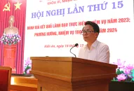 Quận ủy Kiến An xác định chủ đề hành động năm 2024: Đẩy mạnh chỉnh trang đô thị, thu hút đầu tư-Tăng cường thực hiện các chính sách xã hội và Chuyển đổi số