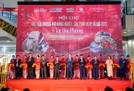 Khai mạc Hội chợ xúc tiến thương mại nông nghiệp sản phẩm OCOP Hà Nội và các tỉnh, thành phố 2023 tại Hải Phòng