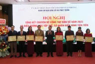 Khen thưởng nhiều tập thể, cá nhân có thành tích xuất sắc trong công tác dân số kế hoạch hóa gia đình năm 2023