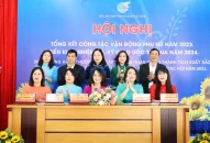 Hội LHPN quận Lê Chân: Tổng kết công tác vận động phụ nữ năm 2023; triển khai nhiệm vụ, ký giao ước thi đua năm 2024