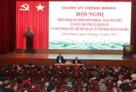 Thường trực Quận ủy Hồng Bàng đối thoại với Nhân dân năm 2023