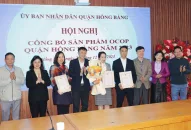 Quận Hồng Bàng công bố sản phẩm OCOP quận năm 2023