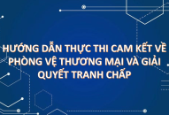 Lưu ý về vấn đề tham vấn trong quá trình thực thi cam kết về phòng vệ thương mại và giải quyết tranh chấp    