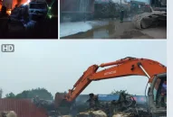 Thông tin về vụ cháy 04 xe container ở thu phí cầu Tiên Cựu (Tiên Lãng)