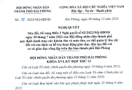 Nghị quyết sửa đổi, bổ sung các khoản thu dịch vụ phục vụ, hỗ trợ hoạt động giáo dục