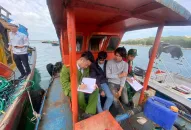 Phát hiện tàu khai thác hải sản bất hợp pháp trên khu vực biển Bạch Long Vĩ