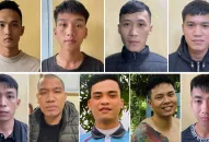 Khởi tố 9 đối tượng từ Hải Phòng tới Thái Bình phun sơn quảng cáo cờ bạc