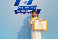 “Cô gái vàng” của huyện đảo Cát Hải là Sinh viên 5 Tốt cấp Trung ương