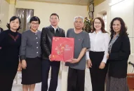 Lãnh đạo quận Lê Chân thăm, tặng quà Tết các Đảng viên trên 40 năm tuổi Đảng không có lương hưu, trợ cấp xã hội