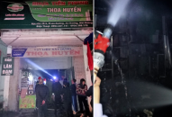 Thông tin về vụ cháy tại cửa hàng vật liệu xây dựng ở thị trấn An Dương, huyện An Dương