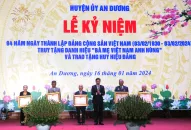 Huyện ủy An Dương Kỷ niệm 94 năm Ngày thành lập Đảng Cộng sản Việt Nam và triển khai nhiệm vụ năm 2024