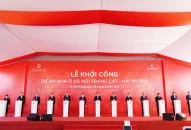 Khởi công Dự án Nhà ở xã hội Tràng Cát-Hải Phòng (giai đoạn 1), đáp ứng nhu cầu về chỗ ở cho khoảng 10.000 người