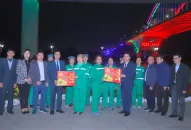 Lãnh đạo quận Hồng Bàng chúc Tết các cơ quan, đơn vị giao thừa Tết Nguyên đán Giáp Thìn