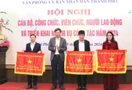 Văn phòng UBND thành phố tổ chức hội nghị cán bộ, công chức, viên chức, người lao động và triển khai nhiệm vụ công tác năm 2024