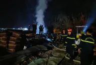 Thông tin về vụ cháy tại bãi phế liệu ở xã Lập Lễ, huyện Thủy Nguyên