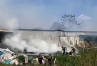 Thông tin về vụ cháy tại xưởng xay nhựa và ép giấy ở xã An Hồng, huyện An Dương