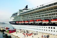 Khung giá hành khách thông qua cảng chuyên dụng