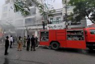 Cháy nhà dân tại phố Hai Bà Trưng, quận Lê Chân, không thiệt hại về người