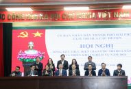 Cụm thi đua Khối huyện phát động phong trào thi đua và Ký giao ước thi đua năm 2024