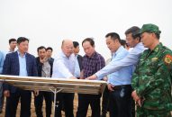 Bí thư Thành ủy kiểm tra tiến độ Dự án tại khu vực Cảng cửa ngõ quốc tế Hải Phòng và Dự án đầu tư xây dựng Khu công nghiệp và khu phi thuế quan Xuân Cầu