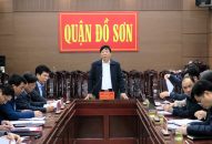 Tập trung cao công tác giải phóng mặt bằng thực hiện Dự án đầu tư xây dựng tuyến đường từ Đường bộ ven biển (Km1+00) đến Ngã ba Vạn Bún đường Lý Thái Tổ, quận Đồ Sơn