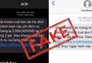 Cảnh giác thủ đoạn lừa đảo qua tin nhắn giả mạo thương hiệu (SMS Brandname)