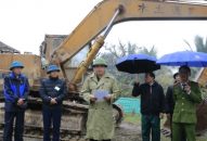 Cưỡng chế thu hồi đất đối với hộ bà Vũ Thị Hoàn, xã Minh Tân (Thủy Nguyên)