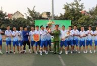 Công an quận Dương Kinh đoạt giải Nhất giải bóng đá nam 7 người Khối Công an quận năm 2024