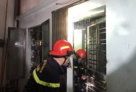 Lực lượng chữa cháy cơ sở kịp thời sử dụng phương tiện “Điểm chữa cháy công cộng” chữa cháy ở nhà dân tại phường Hồ Nam