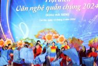 Ấn tượng, thành công Hội diễn văn nghệ quần chúng năm 2024 khu Hà Sen, Cát Hải